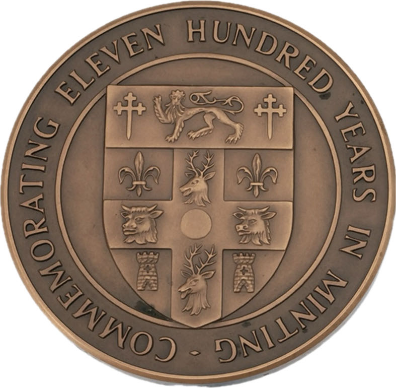 Royal Mint Medal Commemorating 1100 Years In Minting  coin collectible - Main Image 2