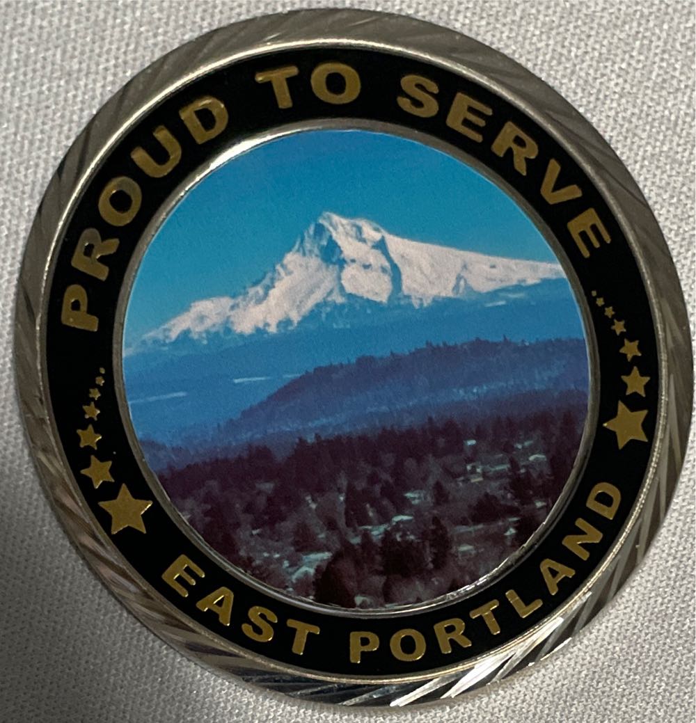 Portland Police Bureau East Commander Challenge Coin  coin collectible - Main Image 2