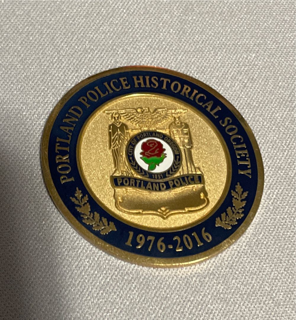 Portland Police Bureau Historical Society Challenge Coin  coin collectible - Main Image 1