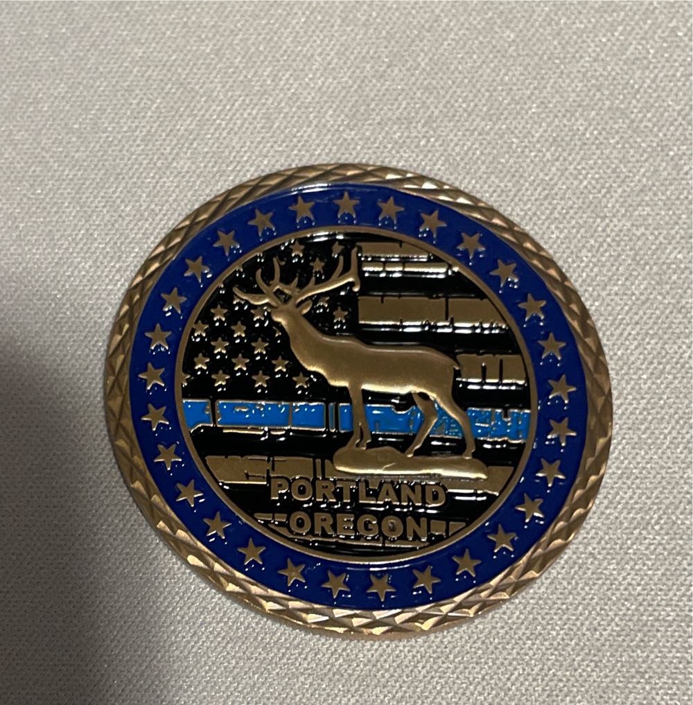 Portland Police Association 2 Challenge Coin  coin collectible - Main Image 2