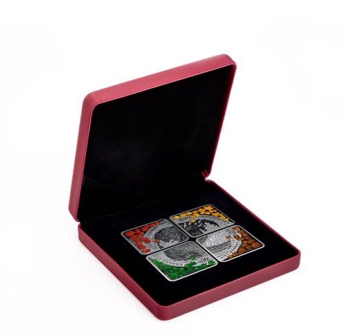 Ensemble de pièces en argent pur - Les éléments  coin collectible [Barcode 623932096271] - Main Image 3