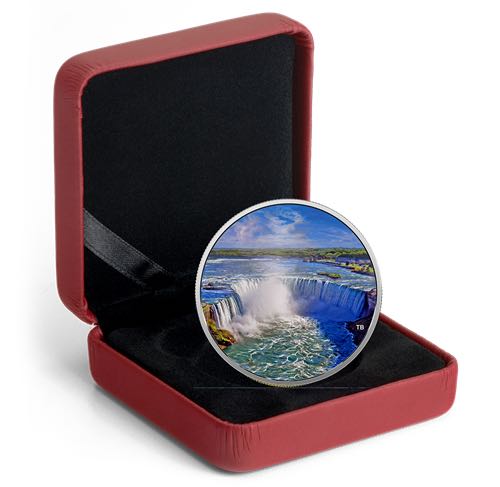 Chutes aux mille feux - Pièce luminescente de 2 oz en argent pur  coin collectible [Barcode 623932088993] - Main Image 4