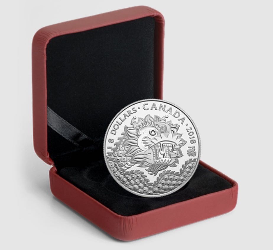 La chance du Dragon - PIèce en argent pur  coin collectible [Barcode 623932088573] - Main Image 3