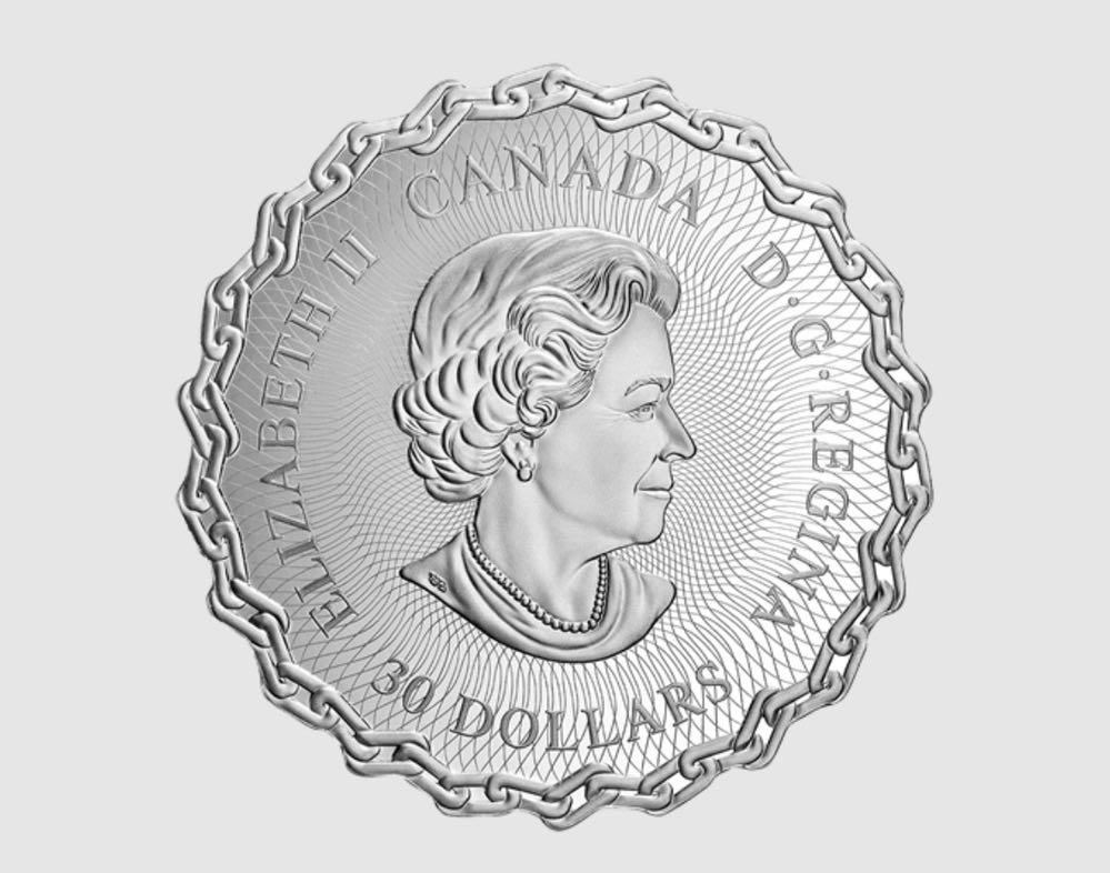 Voie maritime du St-Laurent : 60 ans au coeur du continent - Pièce de 2 oz en argent pur  coin collectible [Barcode 623932094642] - Main Image 2