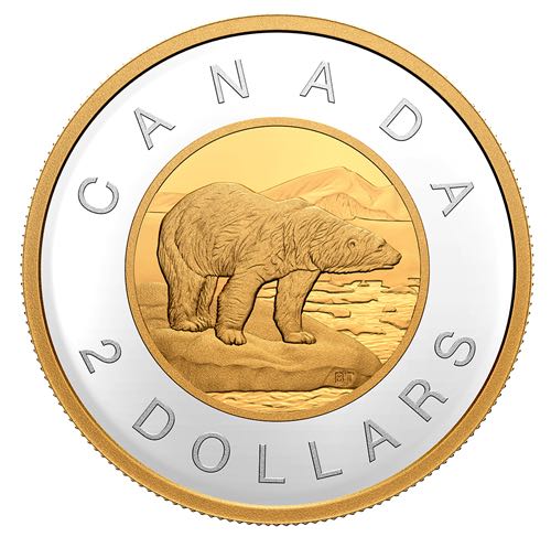 25 ans de la pièce de 2 $ - Ensemble pièce en argent pur et billet de banque  coin collectible [Barcode 623932105768] - Main Image 2