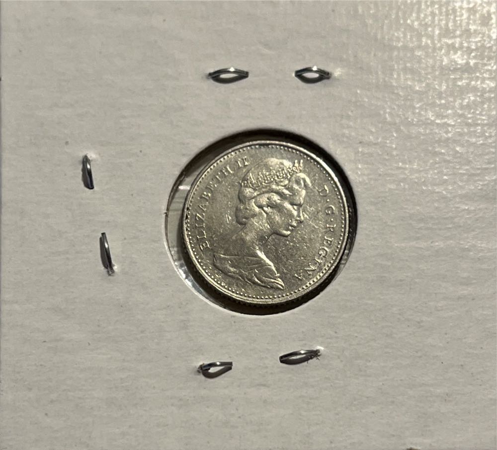 Canadian 1968 Elizabeth II 10 Cent Dime (Mom’s Collection)  coin collectible - Main Image 2