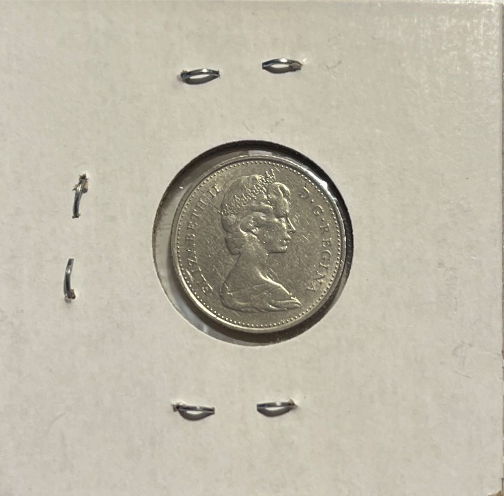 Canadian 1974 Elizabeth II 10 Cent Dime (Mom’s Collection)  coin collectible - Main Image 2