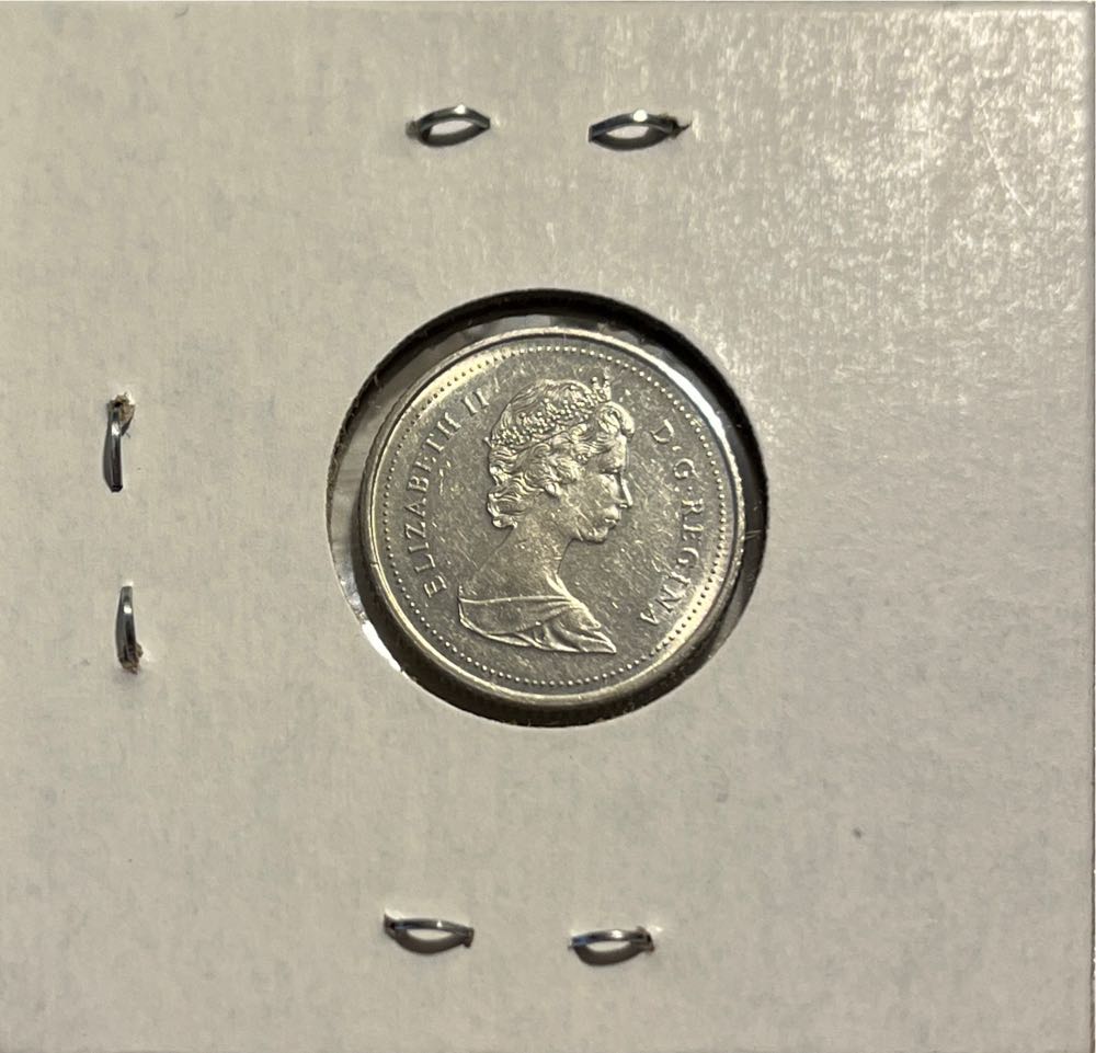 Canadian 1984 Elizabeth II 10 Cent Dime (Mom’s Collection)  coin collectible - Main Image 2