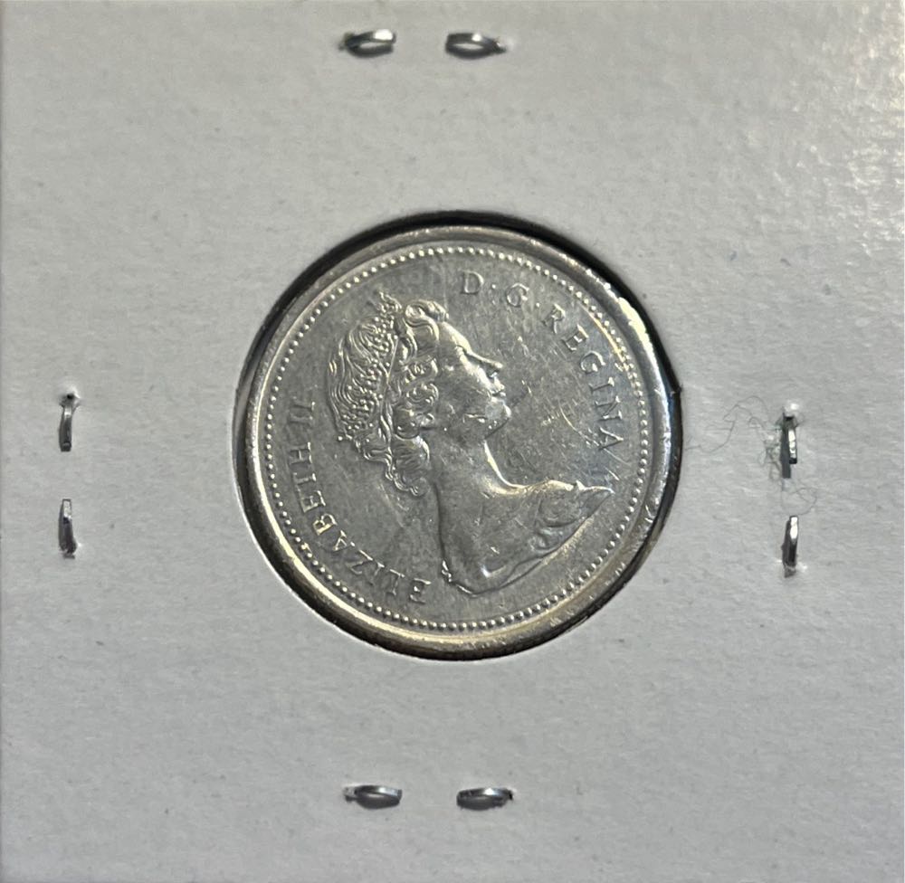 Canadian 1873-1973 Elizabeth II Royal Canadian Mounted Police 25 Cent Quarter (Mom’s Collection)  coin collectible - Main Image 2