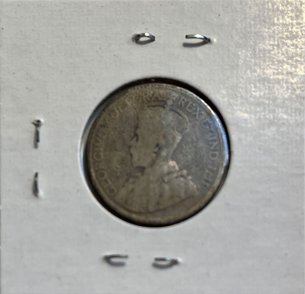 Canadian 1920 George V 25 Cent Quarter (Mom’s Collection)  coin collectible - Main Image 2
