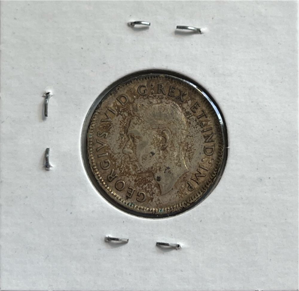 Canadian 1941 George VI 25 Cent Quarter (Mom’s Collection)  coin collectible - Main Image 2