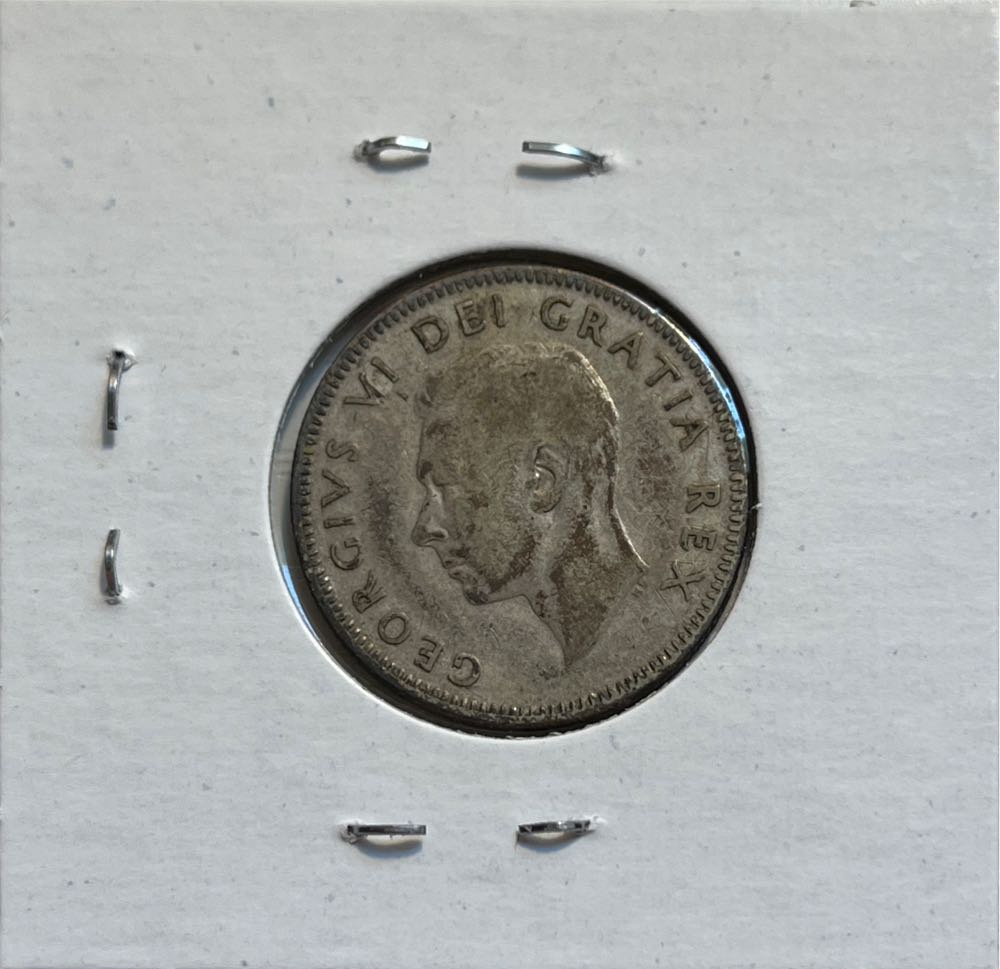 Canadian 1948 George VI 25 Cent Quarter (Mom’s Collection)  coin collectible - Main Image 2