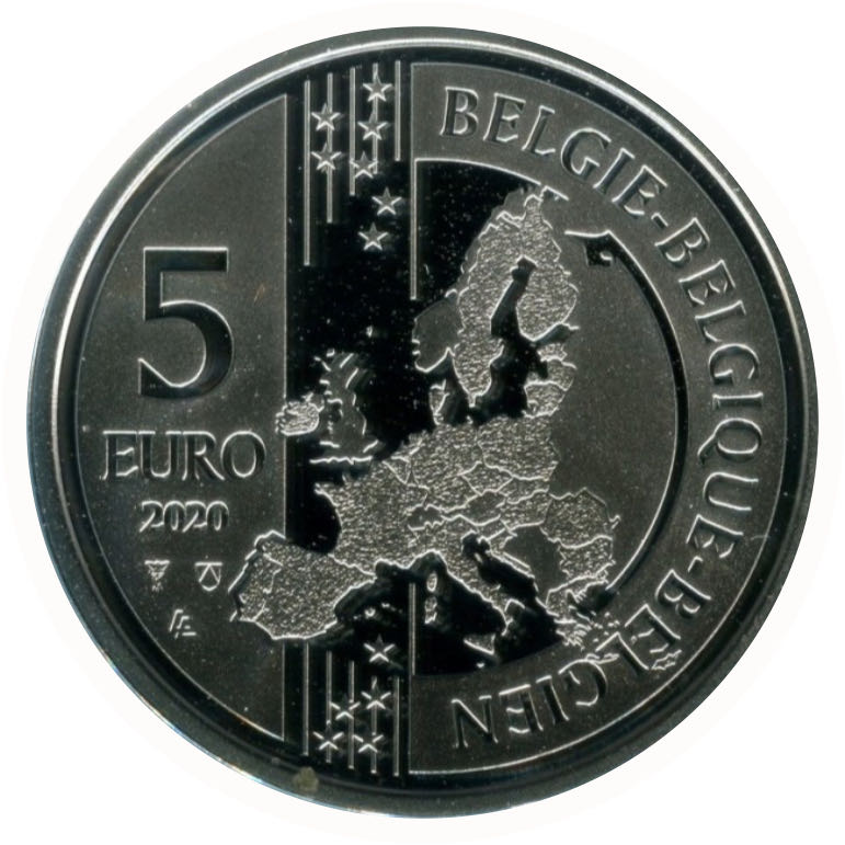 185th Anniv. 1st Train Line On Europe Mainland  coin collectible - Main Image 2