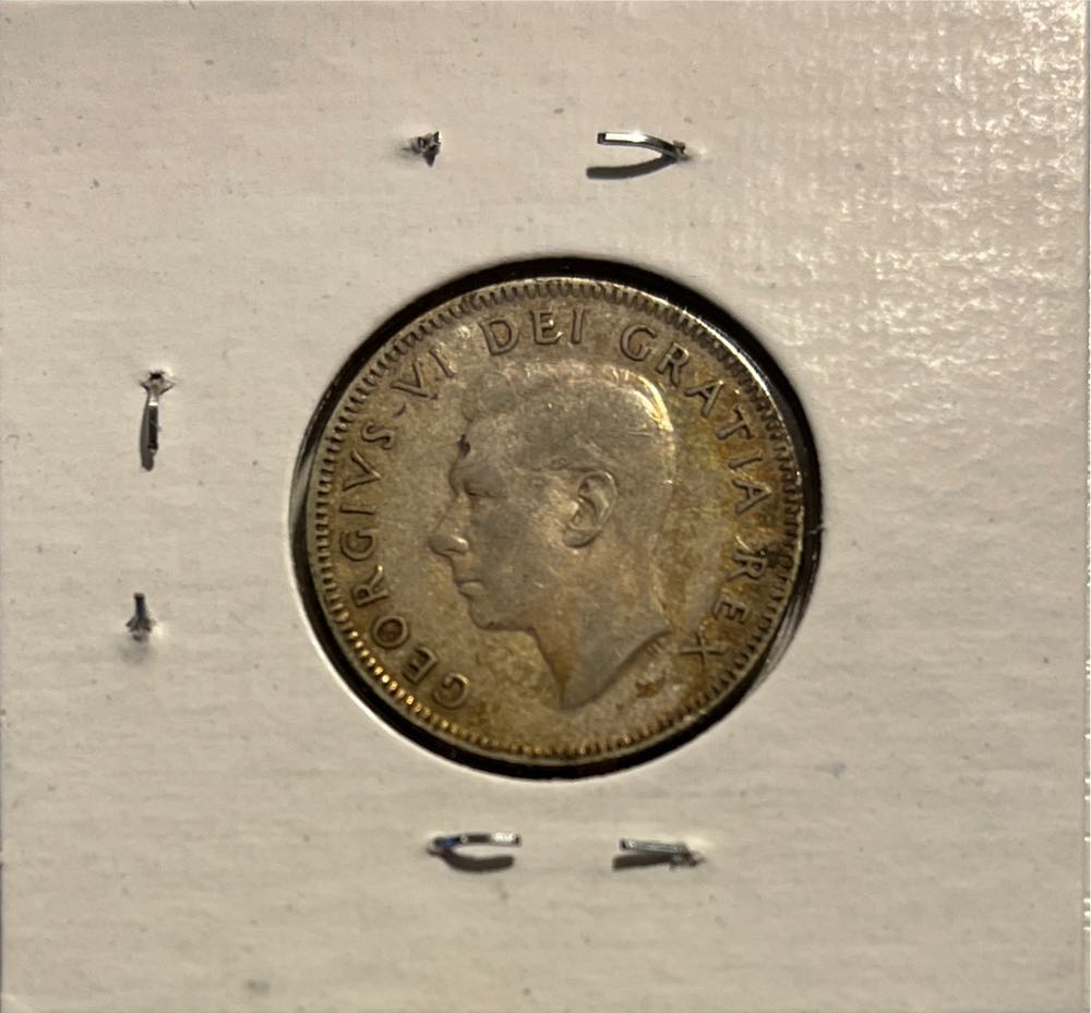 Canadian 1949 George VI 25 Cent Quarter (Mom’s Collection)  coin collectible - Main Image 2