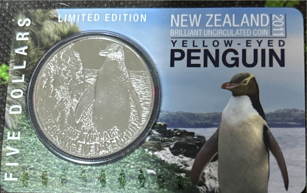 New Zealand 5 Dollar Coin  coin collectible - Main Image 2