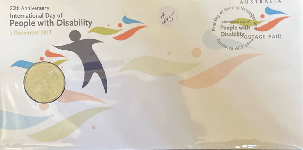 Pnc Australia International Day People With Disability Ppe Ram 20c  coin collectible [Barcode 9312650892951] - Main Image 2