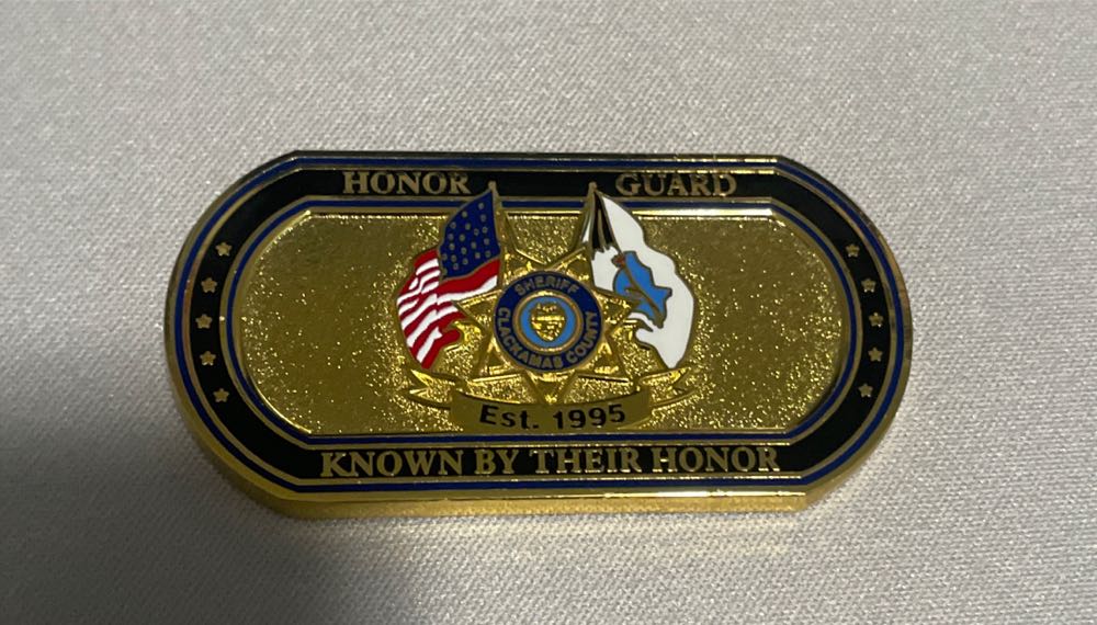 Clackamas County Sheriff’s Office Honor Guard  coin collectible - Main Image 2