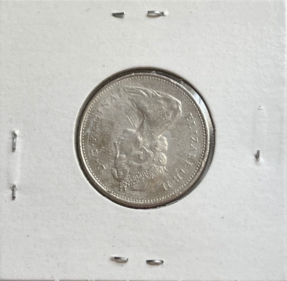 Canadian 1977 Elizabeth II 25 Cent Quarter (Mom’s Collection)  coin collectible - Main Image 2