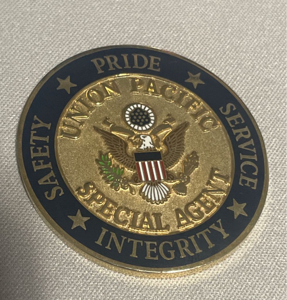 Union Pacific Police  coin collectible - Main Image 2