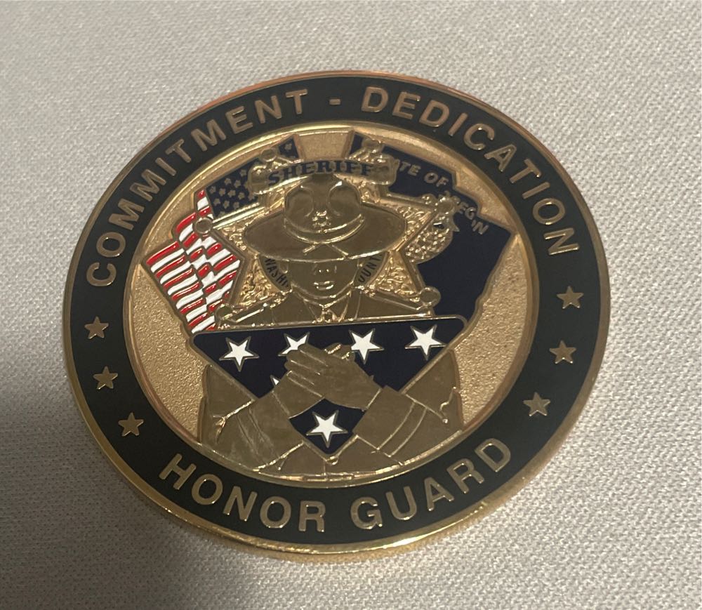 Washington County Sheriff Honor Guard  coin collectible - Main Image 2