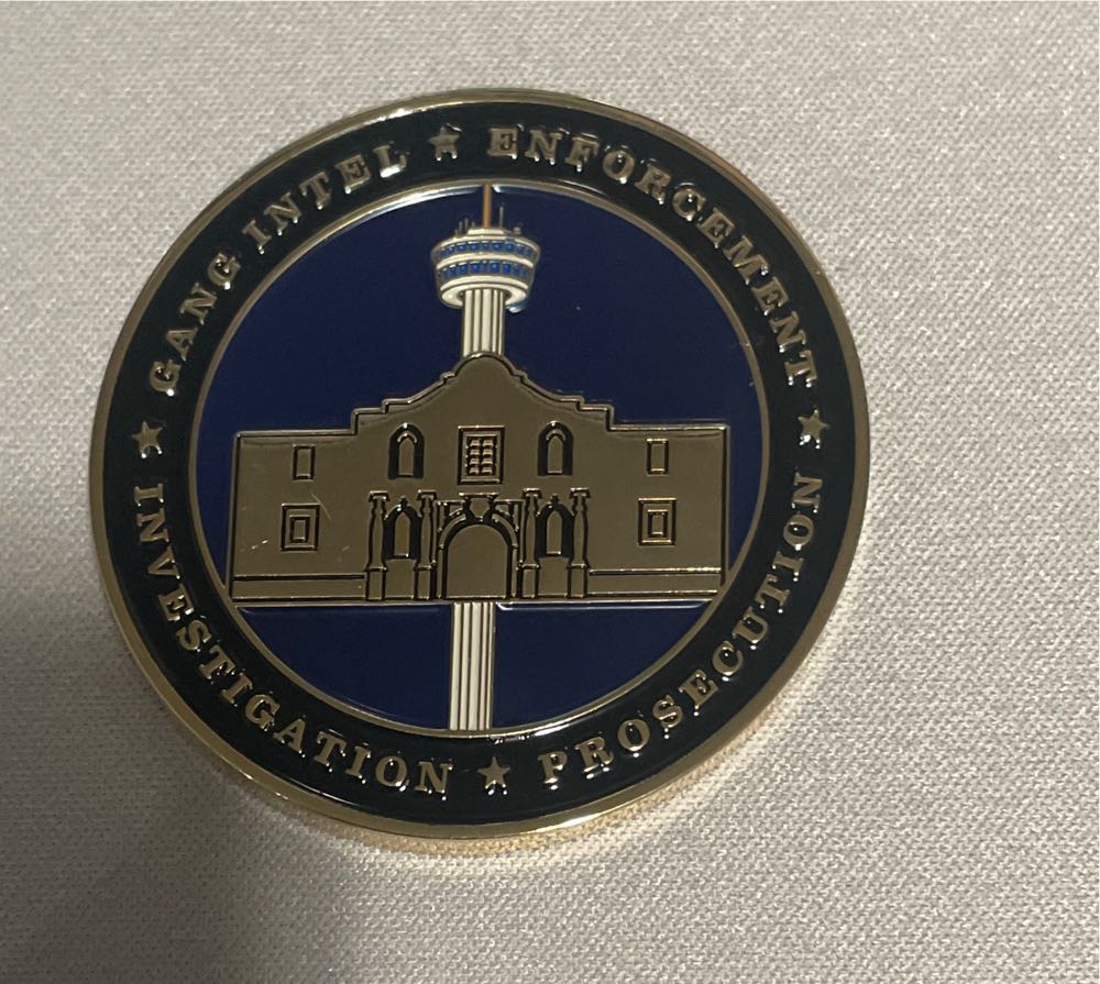 Texas Anti Gang San Antonio  coin collectible - Main Image 2