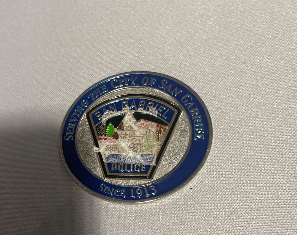 San Gabriel Police   coin collectible - Main Image 2