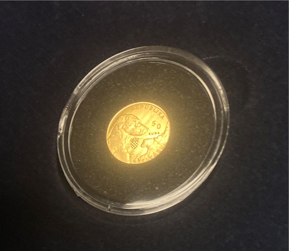 Gold Dalmatian Coin  coin collectible - Main Image 2