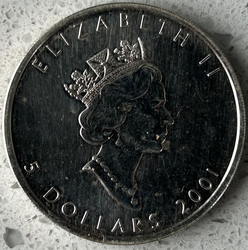2001 Canadian Maple   coin collectible - Main Image 2