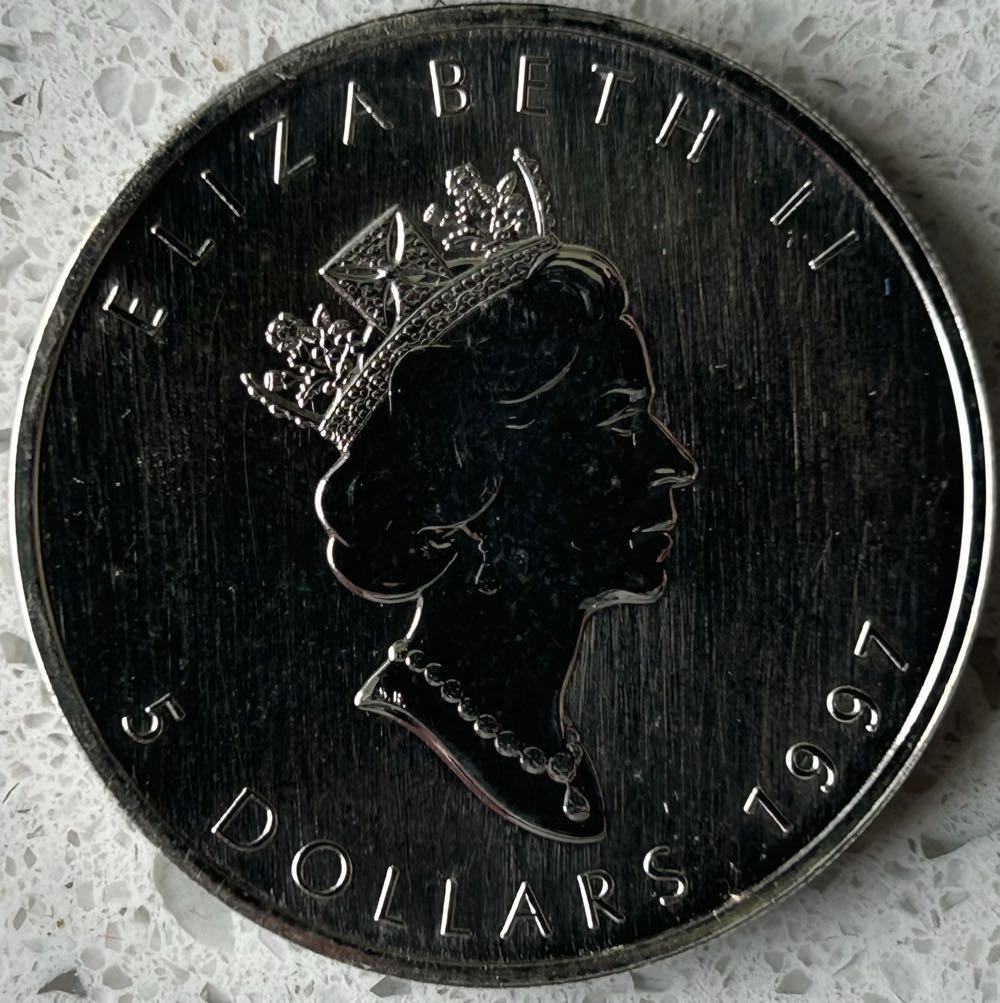 1997 Canadian Maple   coin collectible - Main Image 2