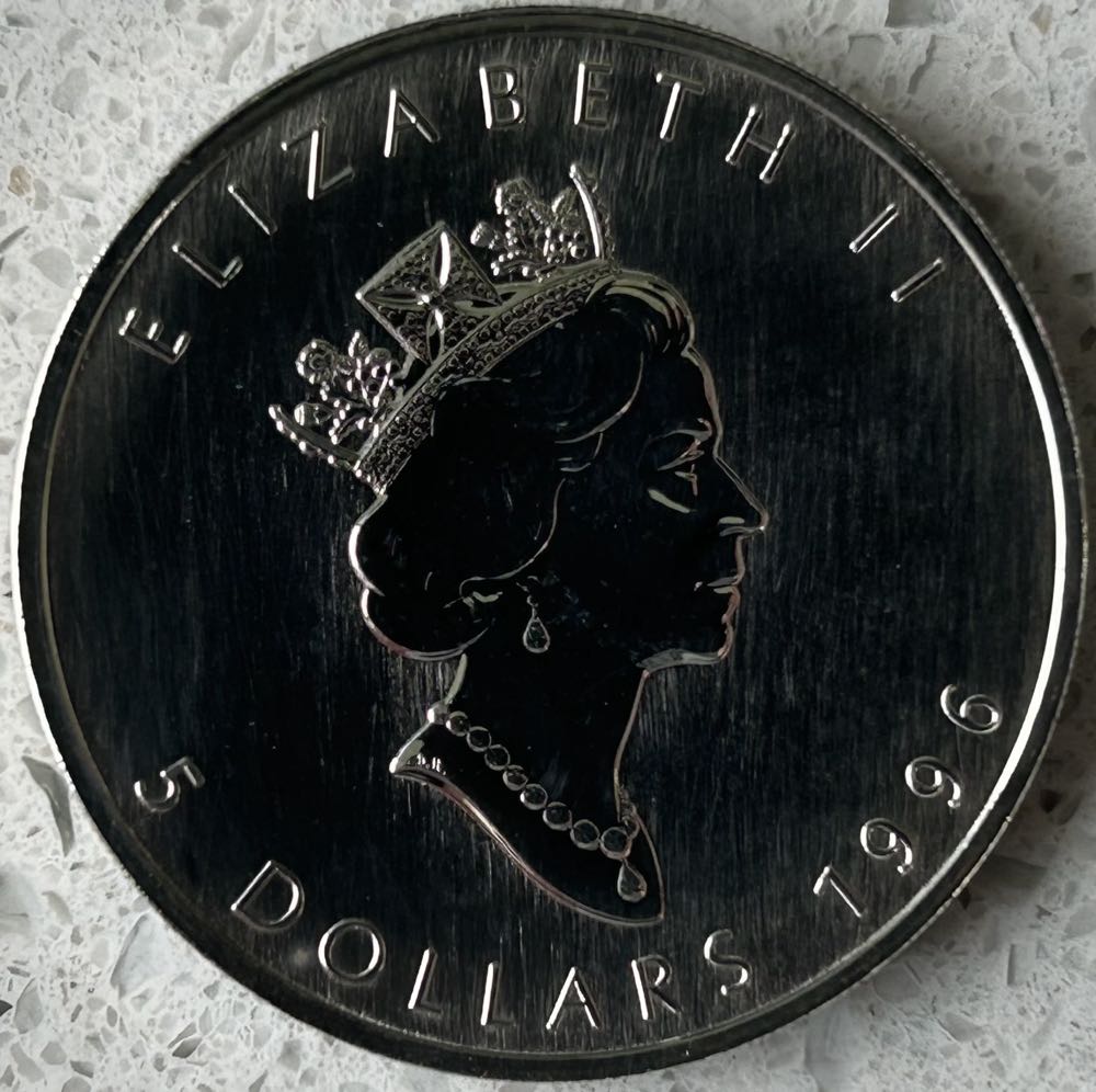 1996 Canadian Maple   coin collectible - Main Image 2