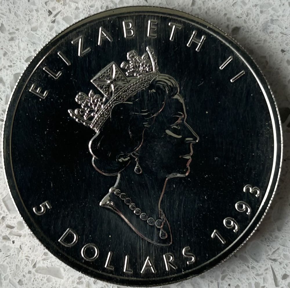 1993 Canadian Maple   coin collectible - Main Image 2