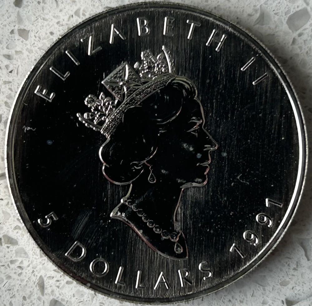 1991 Canadian Maple   coin collectible - Main Image 2