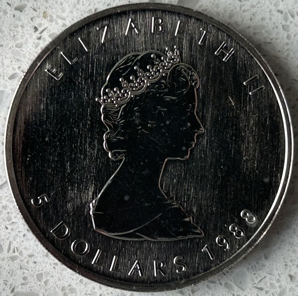 1988 Canadian Maple   coin collectible - Main Image 2