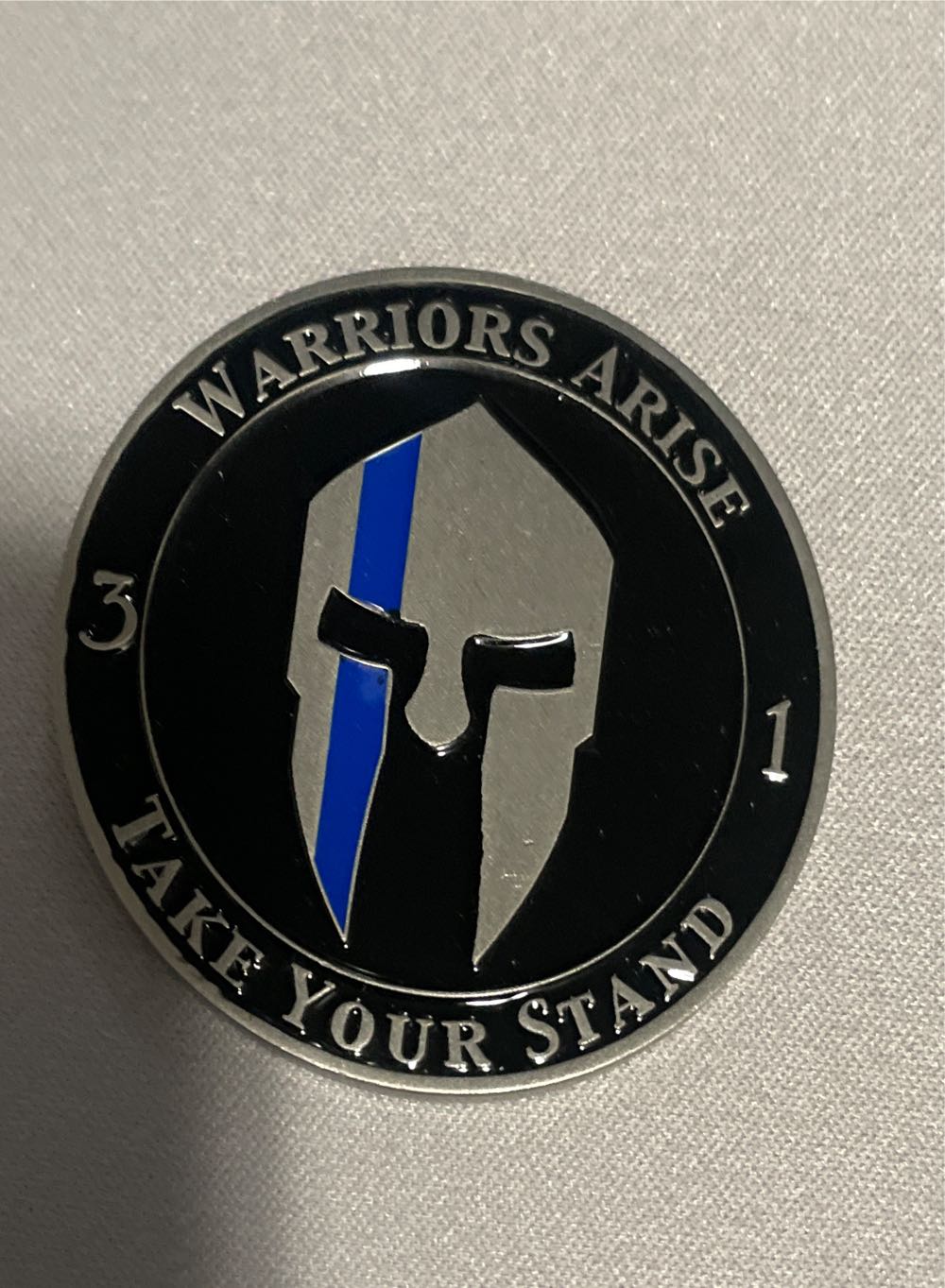 Santa Ana Police Saint Michael  coin collectible - Main Image 2