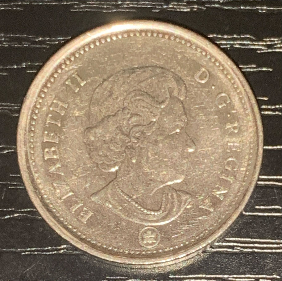 5 Cents - Elizabeth II (4th portrait; magnetic with RCM logo)  coin collectible - Main Image 2