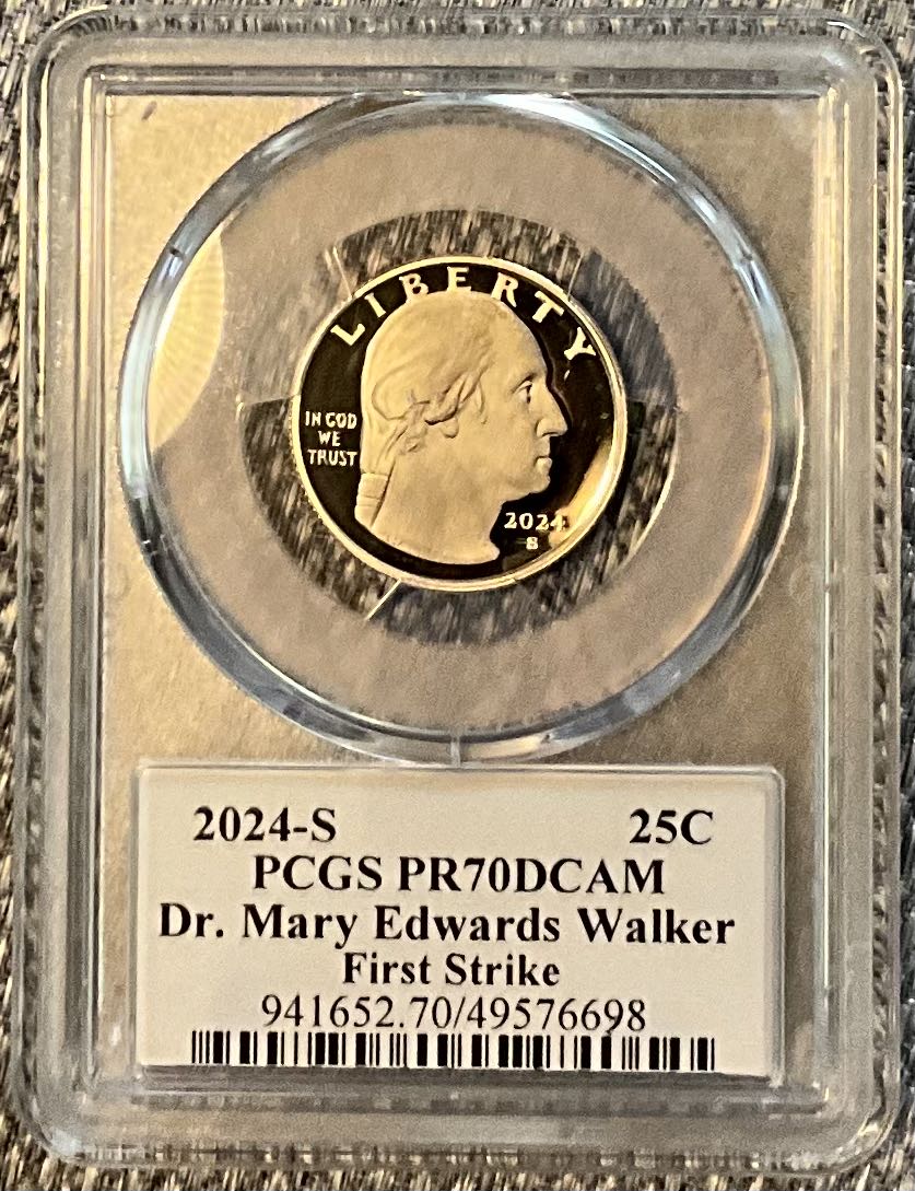 Quarter American Woman  coin collectible - Main Image 2