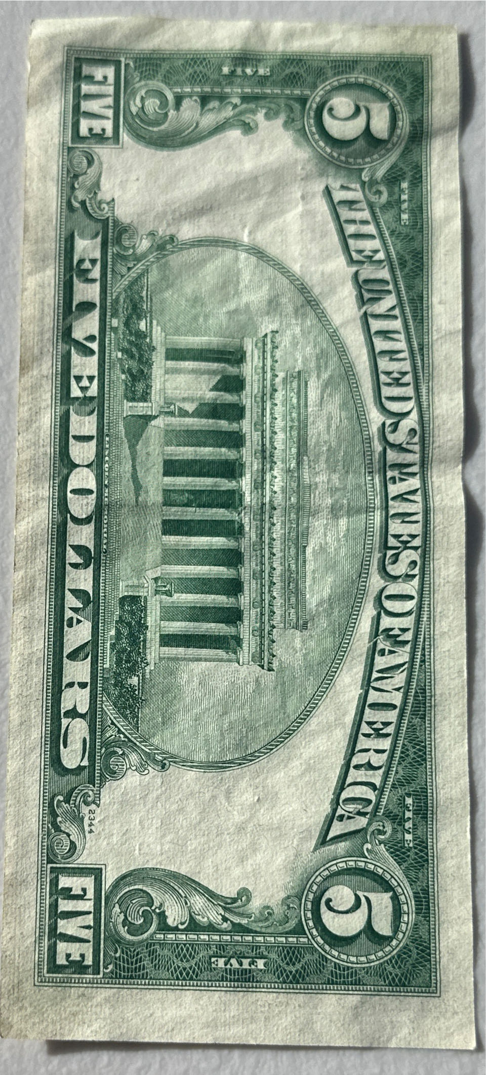 5 Dollar Red Seal  coin collectible - Main Image 2