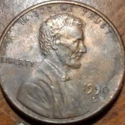 1990 D LINCOLN ONE CENT (C#5)  coin collectible - Main Image 3