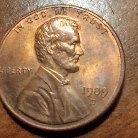 1989 D Lincoln One Cent (C#4)  coin collectible - Main Image 3