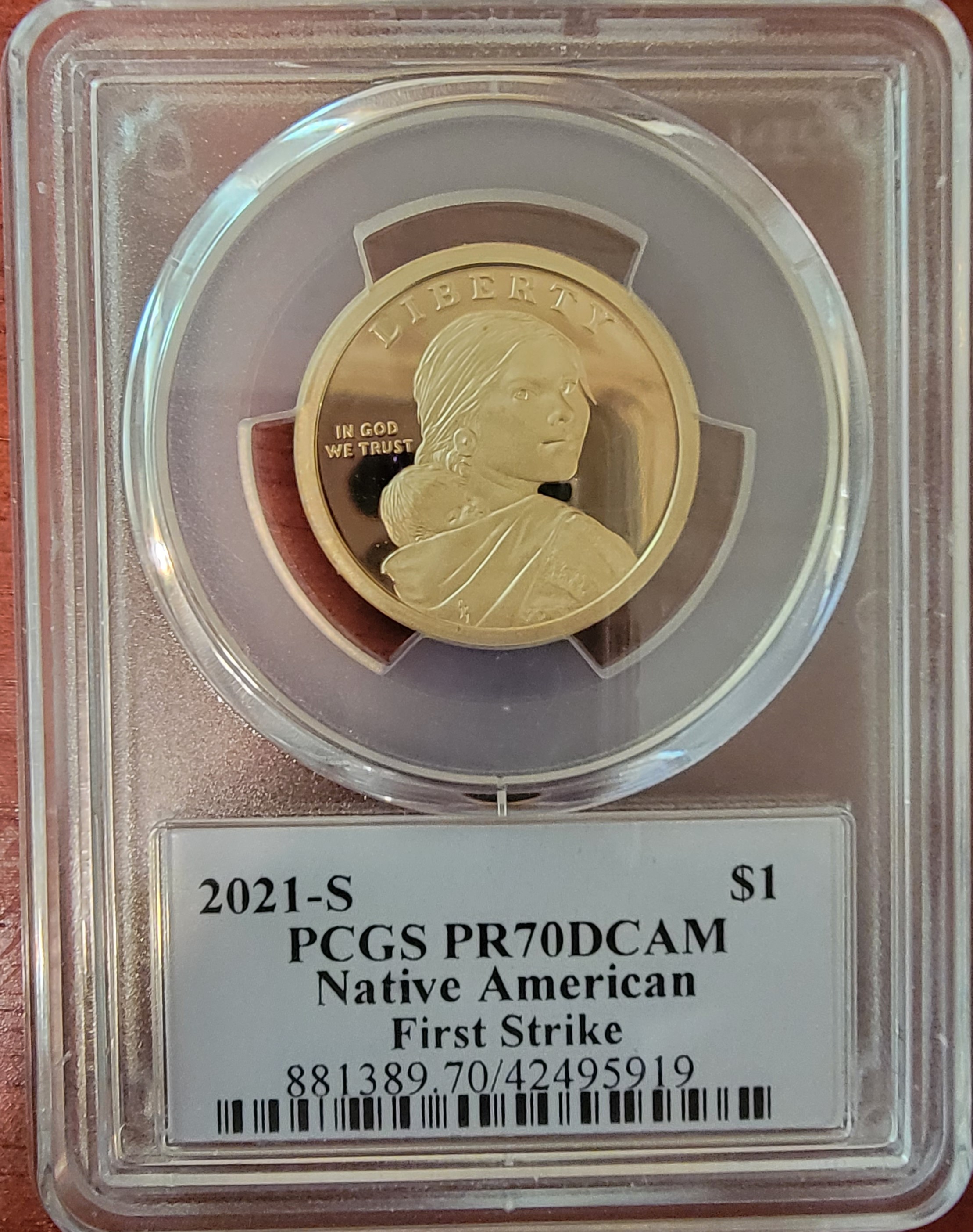 Native American  coin collectible - Main Image 2