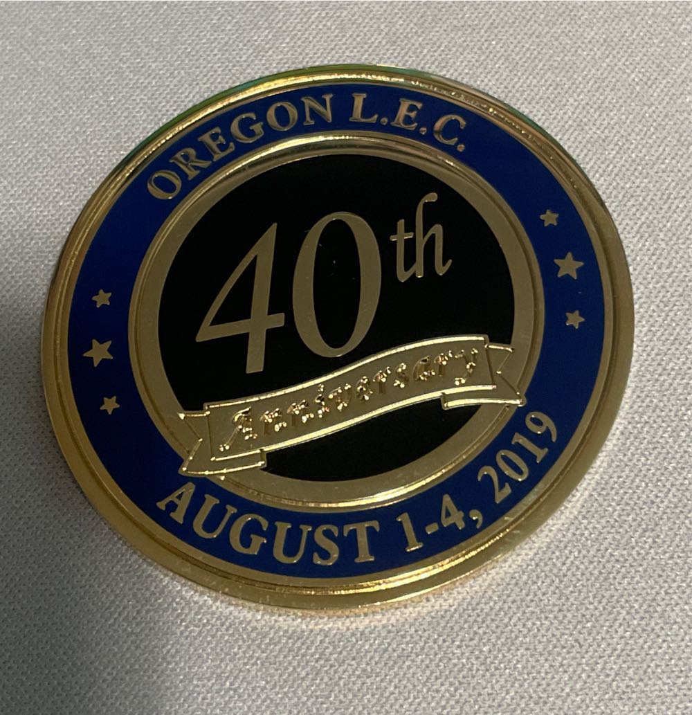 Oregon Law Enforcement Challenge 2019 Cadets  coin collectible - Main Image 2