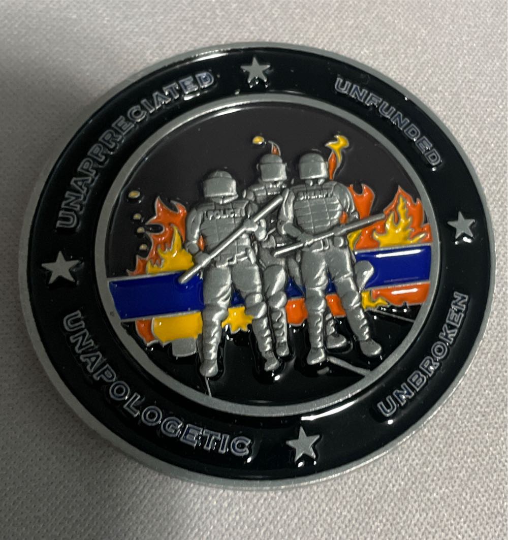 Oregon Law Enforcement 2020 Riots  coin collectible - Main Image 2