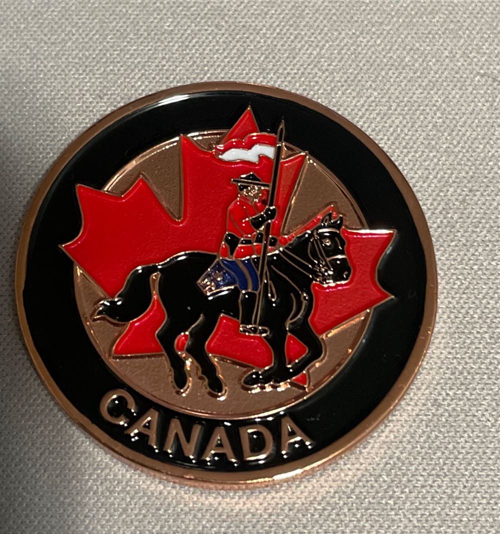 Royal Canadian Police Mount  coin collectible - Main Image 2