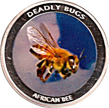 Zambia, 1000 Kwacha (Deadly Bugs - African Bee) 2010 Proof coin collectible - Main Image 1