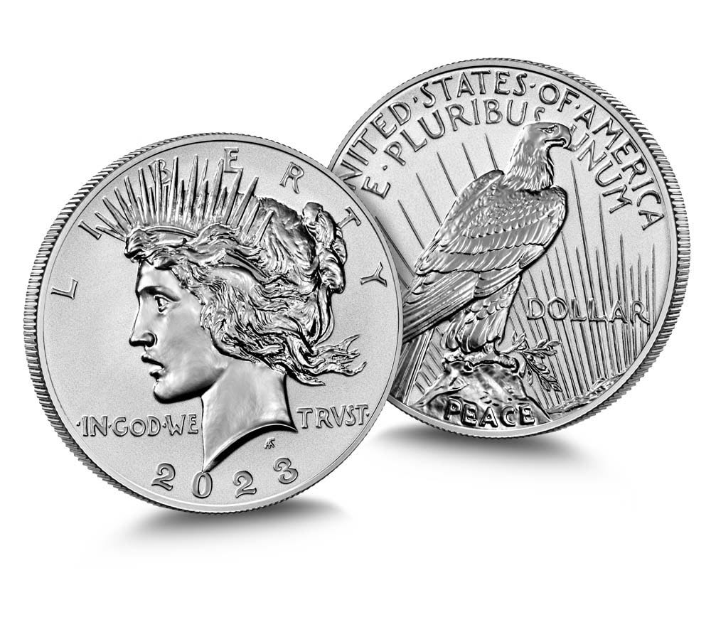 2023 Morgan and Peace Dollar Two-Coin Reverse Proof Set  coin collectible - Main Image 3