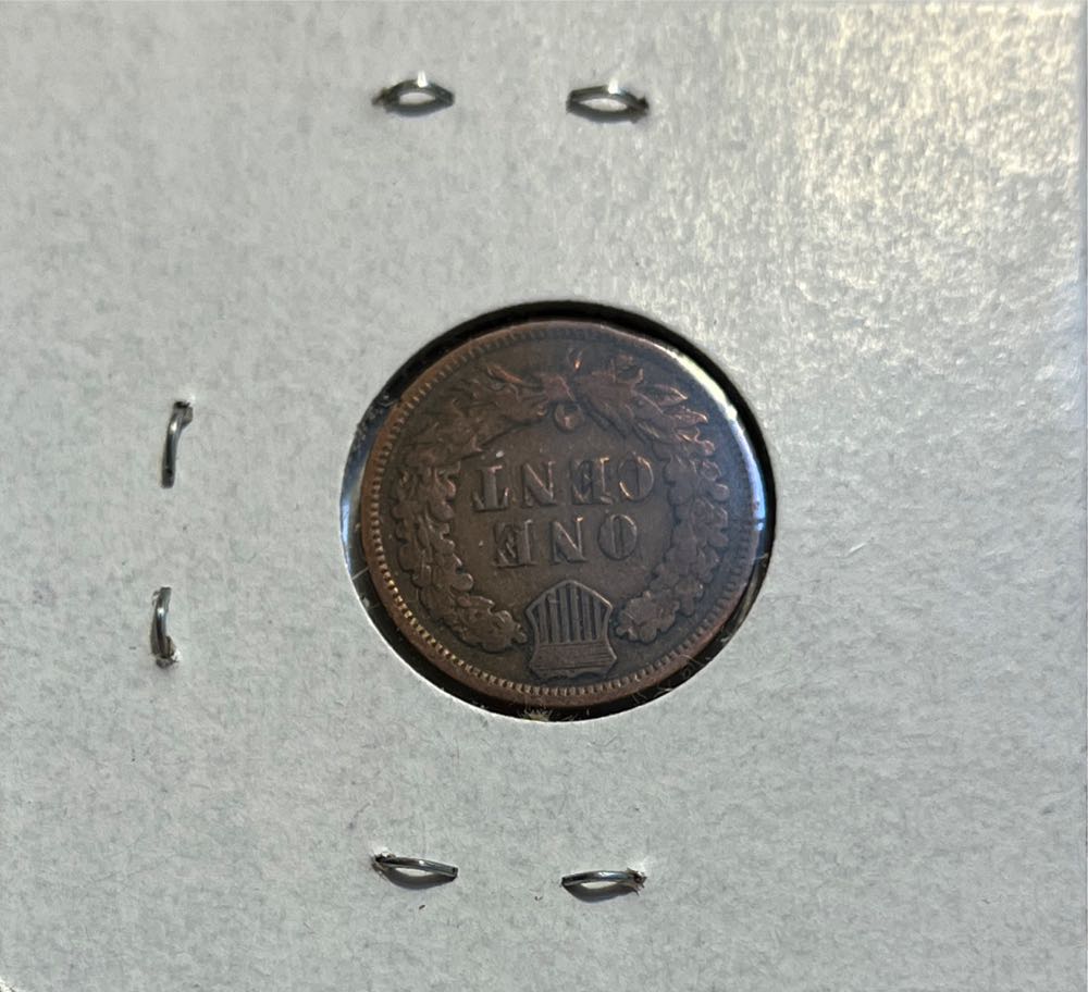 American 1907 1 Cent “Indian Head Cent” Penny  coin collectible - Main Image 2