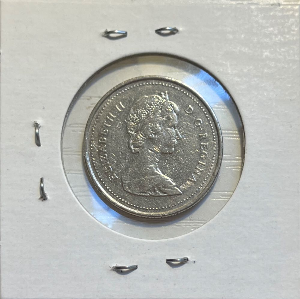 Canadian 1987 Elizabeth II 25 Cent Quarter (Mom’s Collection)  coin collectible - Main Image 2