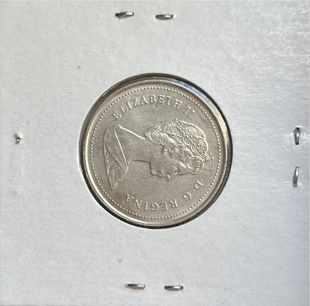 Canadian 1988 Elizabeth II 25 Cent Quarter (Mom’s Collection)  coin collectible - Main Image 2