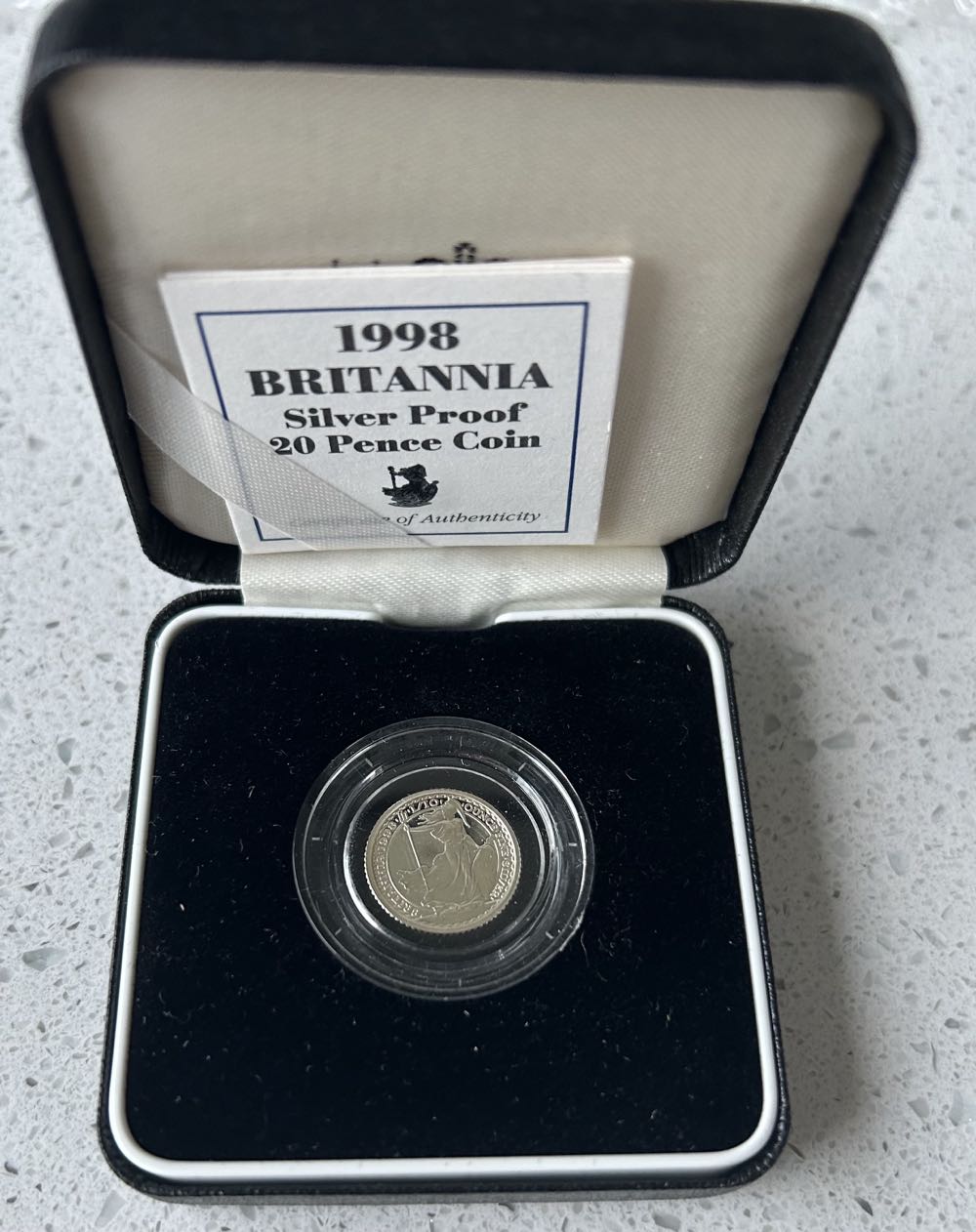 1998 Britannia - Proof 1/10th Silver  coin collectible - Main Image 3