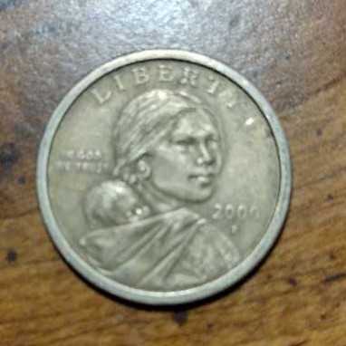 2000 D Sacagawea Soaring Eagle $1 Coin  coin collectible - Main Image 3